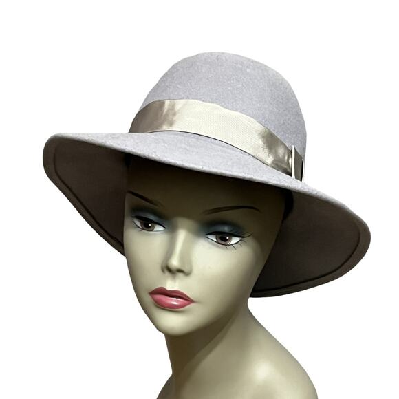 SOLD❌❌❌🌟Liz Claiborne Wool Gray Hat - Picture 1 of 6